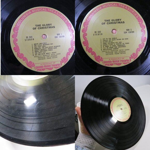 The Glory of Christmas (3) LP Vinyl Records Org.Box Columbia Musical Treasure - Picture 13 of 13